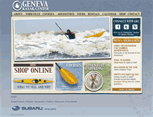 Tablet Screenshot of genevakayak.com